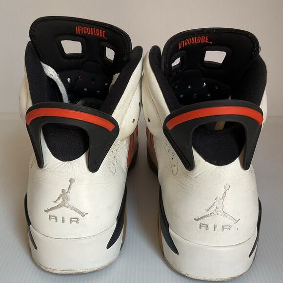 Nike Air Jordan Retro Gatorade Size 13 White Orange Green 384664-145 2017 - Picture 5 of 12